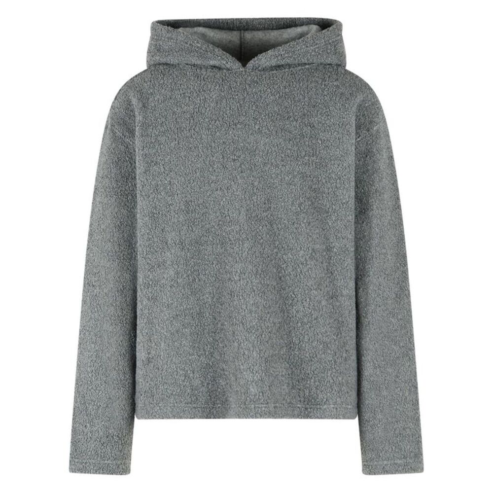 Sunflower Melange Grey Wool Hoodie Men